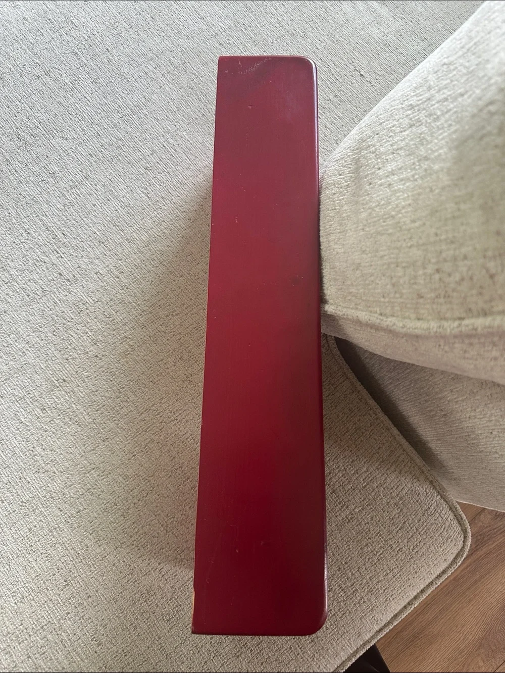 Vintage Rick Robinson Red Heart Accent Wall Shelf and Coat Hanger - 20”